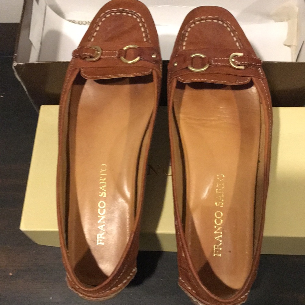 Brown loafers